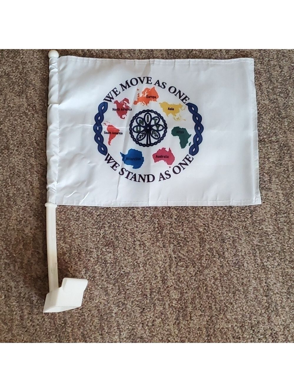 World unity car flag